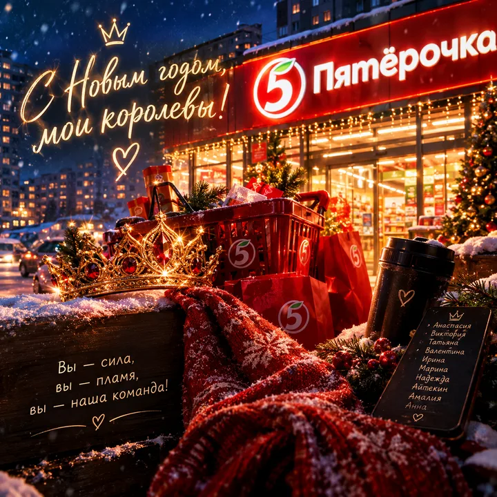 Обложка песни «Королевы Пятёрочки»